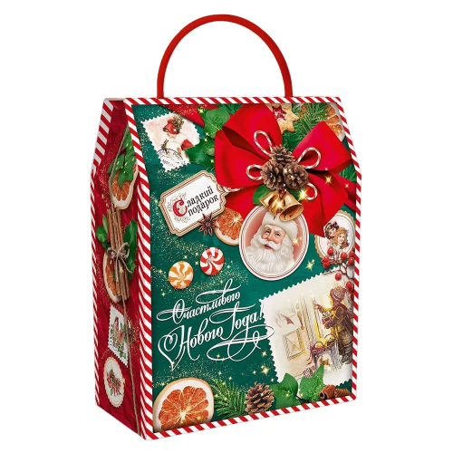 Новогодний подарок «Изумрудный Винтаж» 300г Премиум